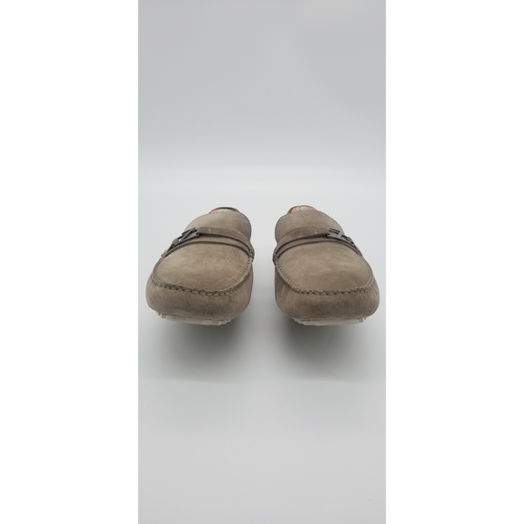 SOLD UK 9 US 10 Gray Suede Loafers NEW - Picture 6 of 9